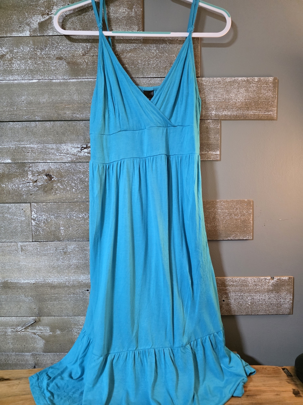 Mix It Turquoise Spaghetti-Strap Maxi Dress
